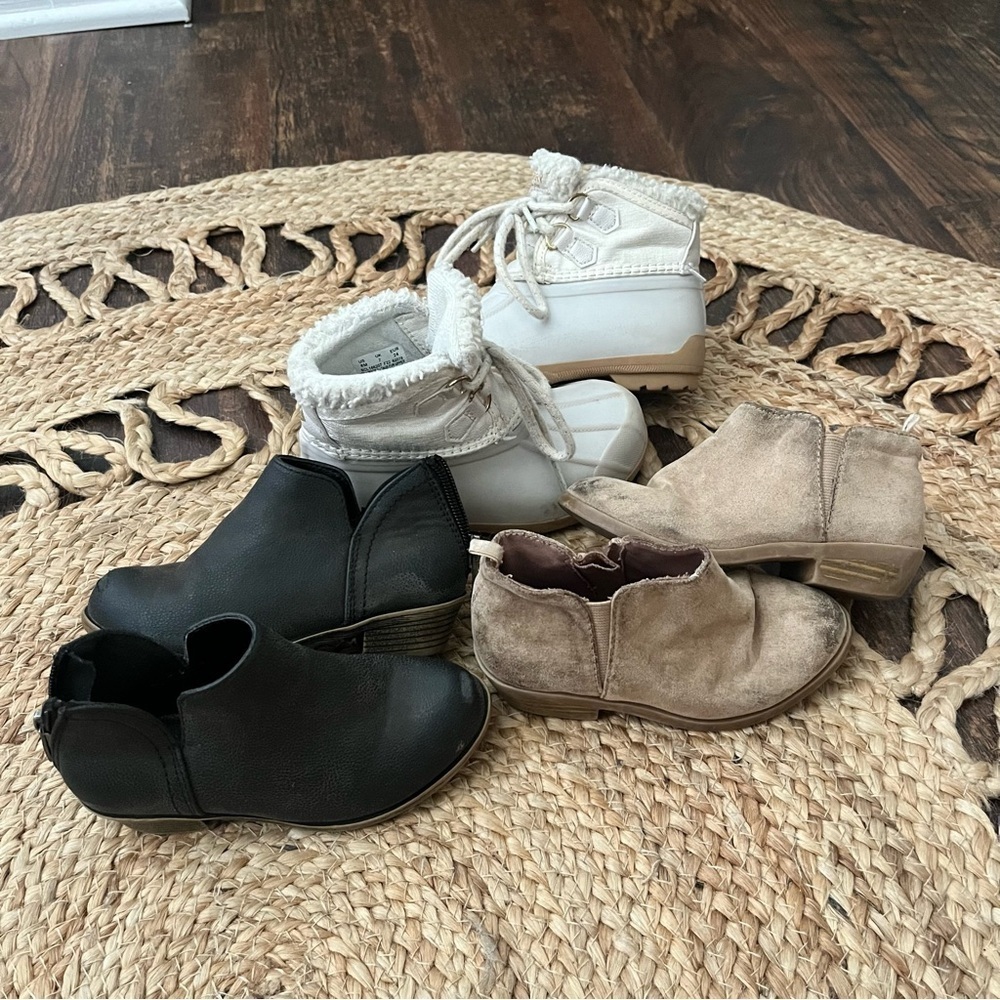 Girls 8C Winter Boots Lot of 3
